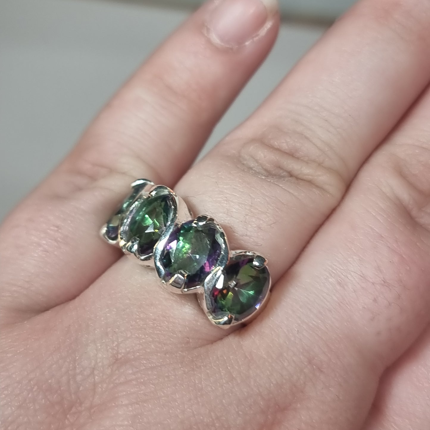Mystic topaz ring - Rivendell Shop