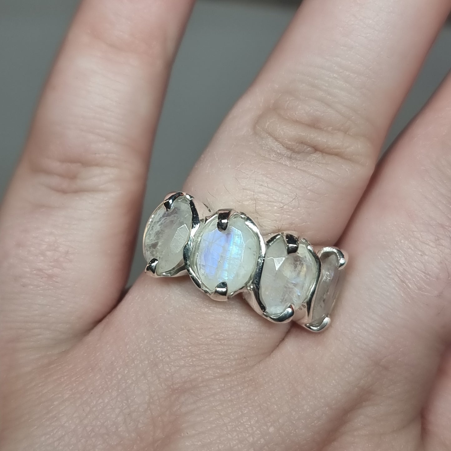 Moonstone ring - Rivendell Shop