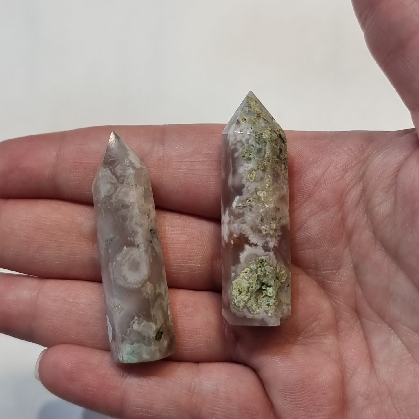 Flower agate mini point - Rivendell Shop