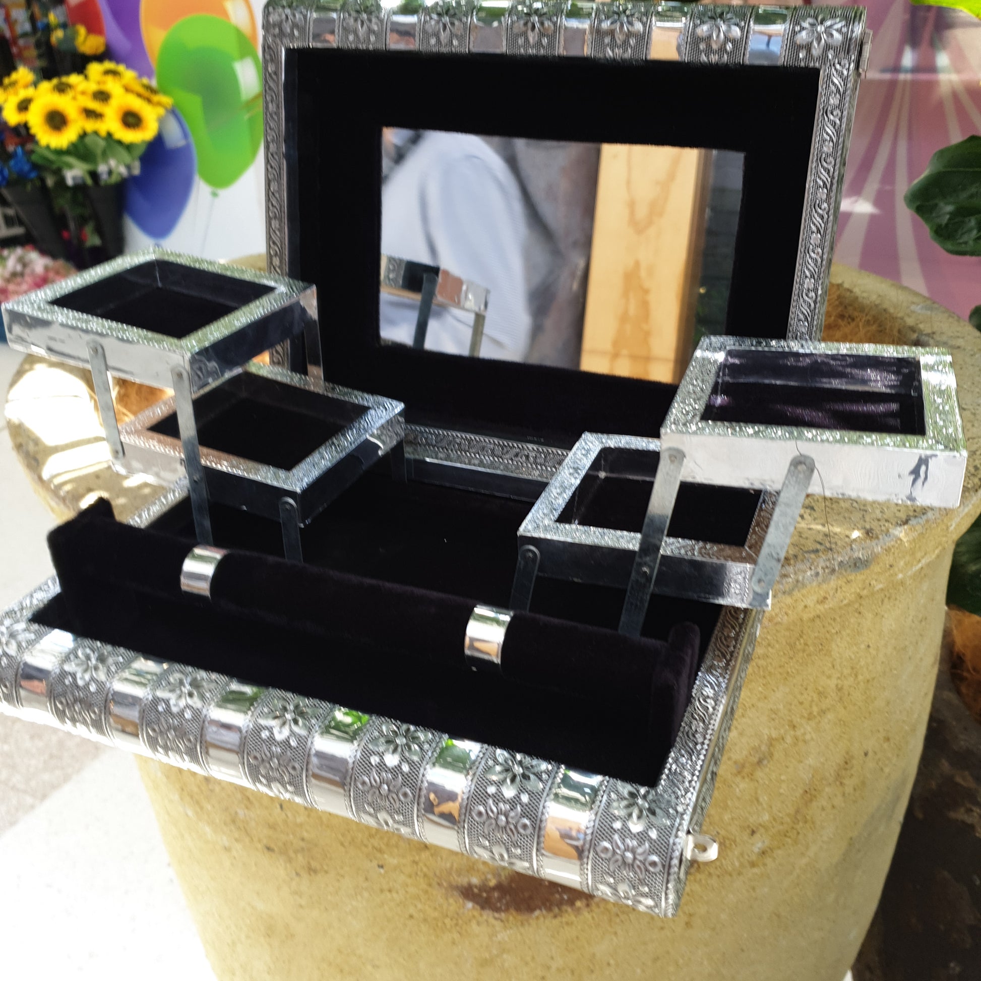 Elephant Silver Jewellery Box - Rivendell Shop