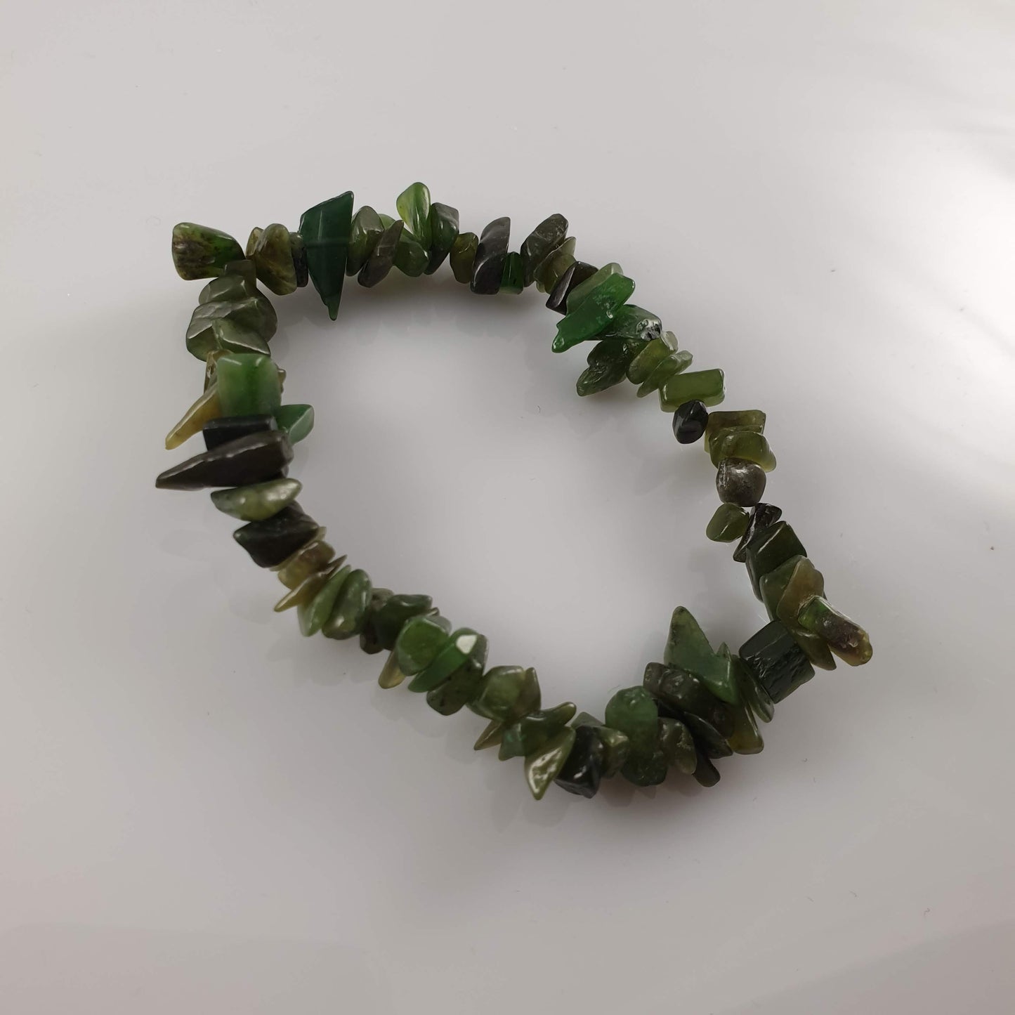 Jade Chip Crystal Bracelet - Rivendell Shop