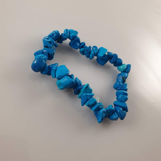 Howlite Chip Crystal Bracelet - Rivendell Shop