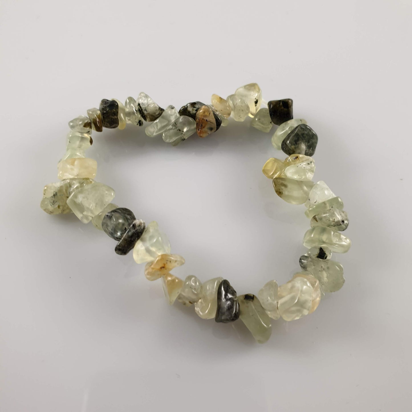 Prehnite Chip Crystal Bracelet - Rivendell Shop