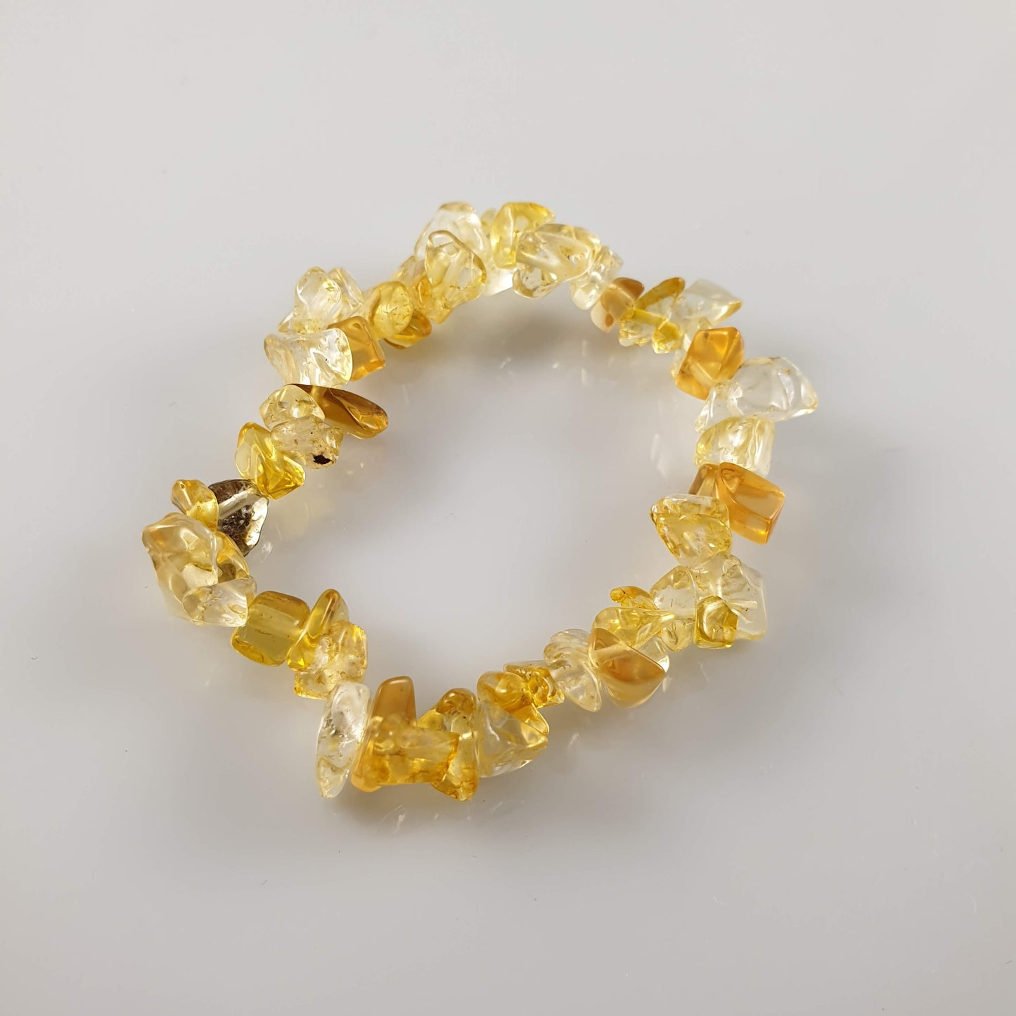 Citrine Chip Crystal Bracelet - Rivendell Shop