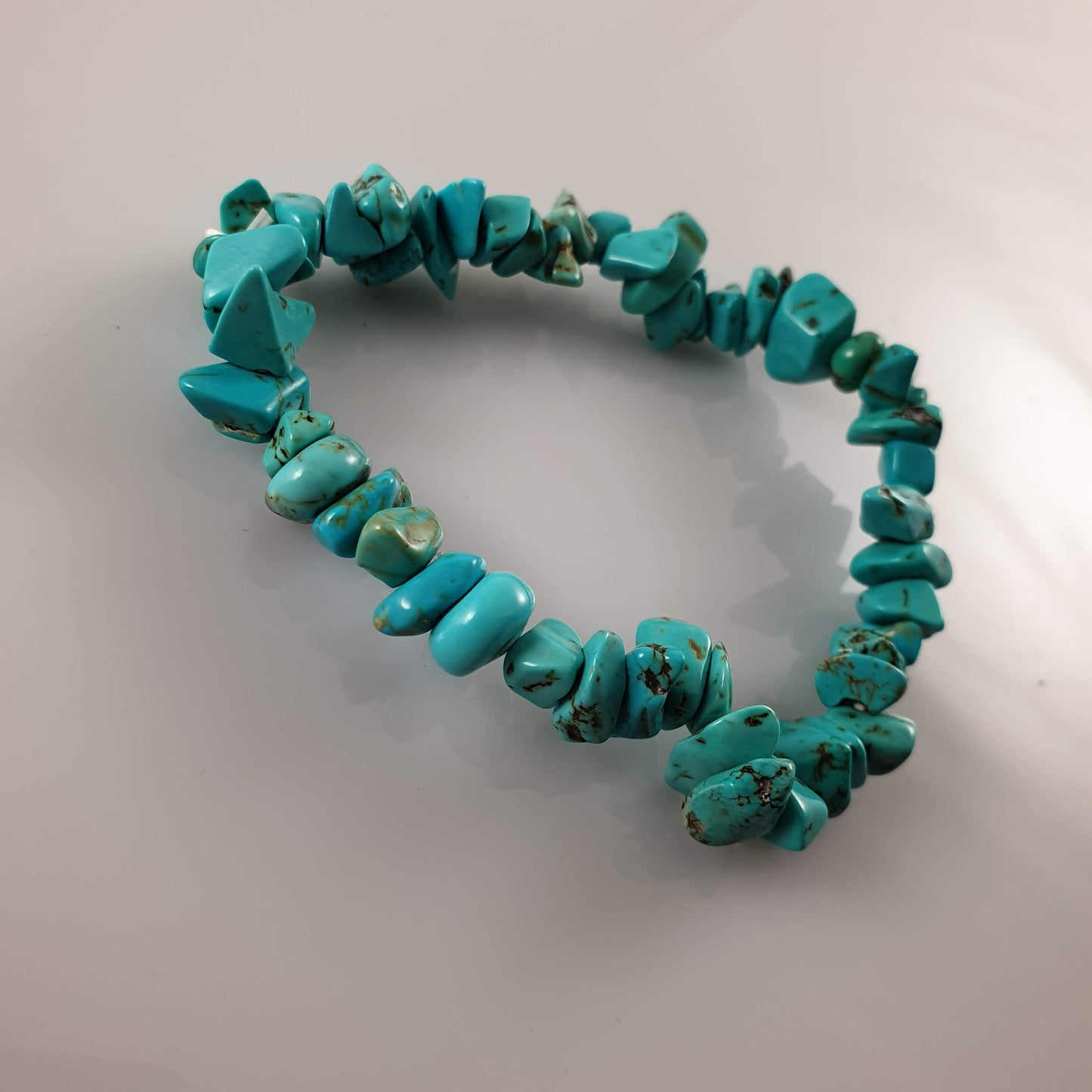 Turquoise Chip Crystal Bracelet - Rivendell Shop