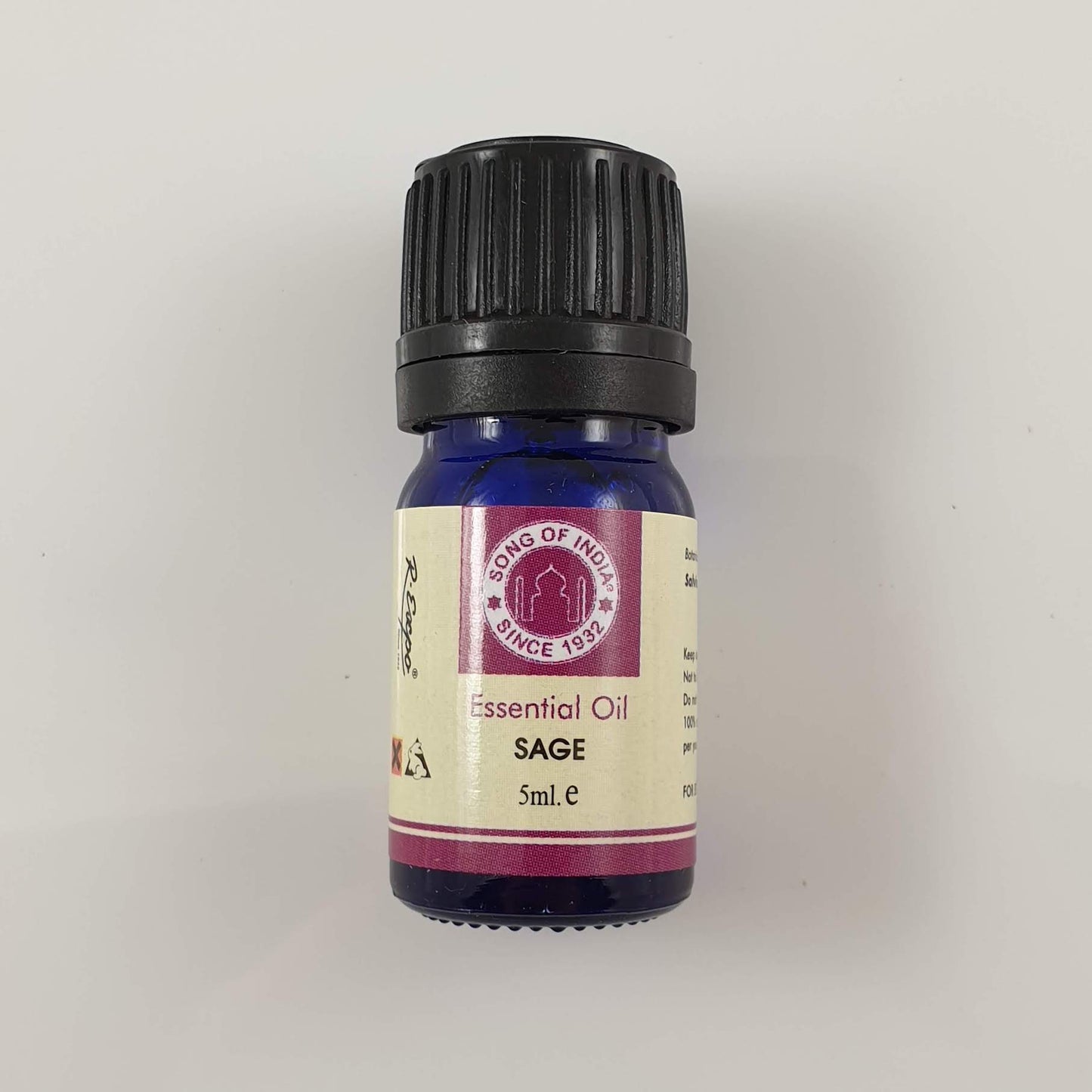 Song of India Essential Oil - Sage 5ml - Rivendell Shop