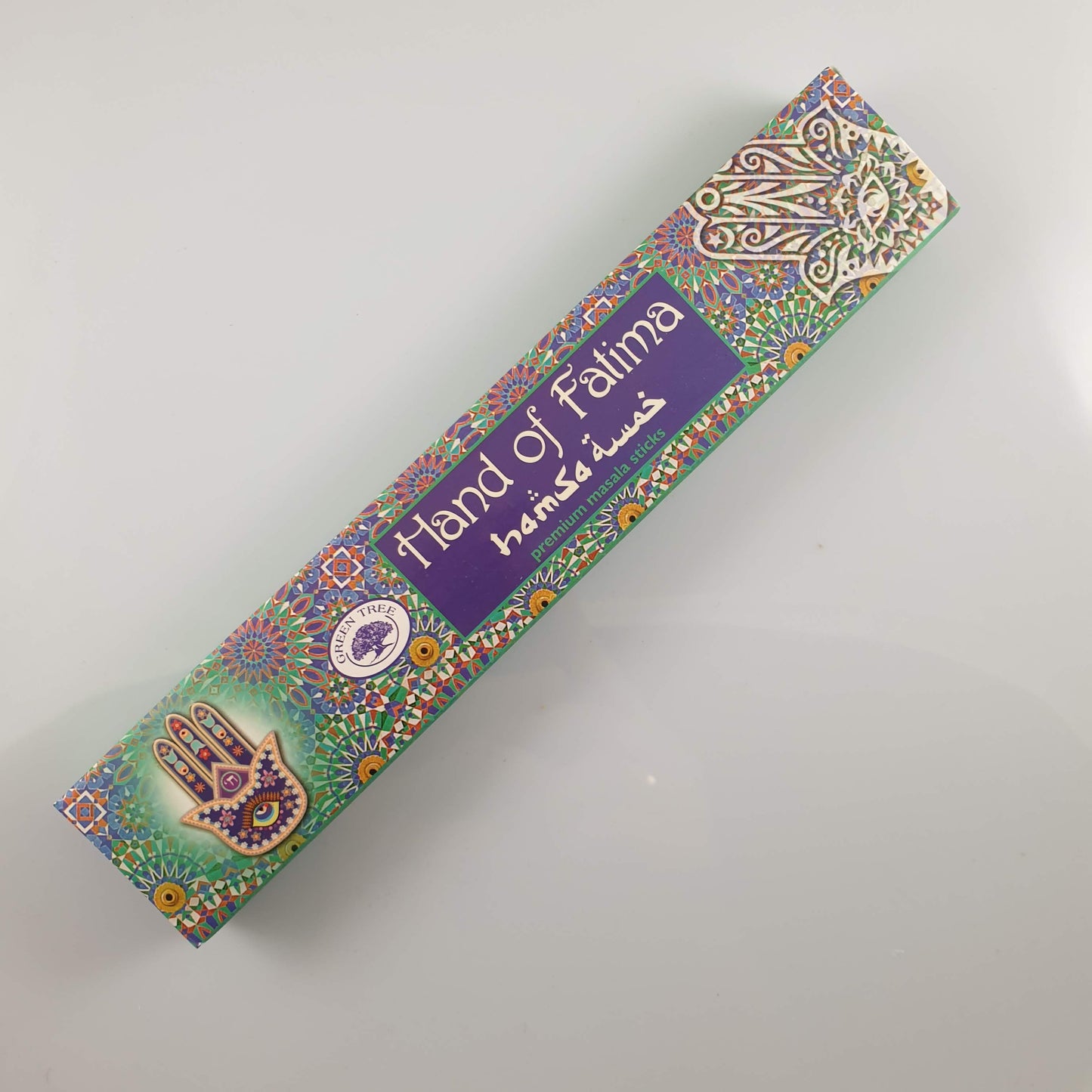 Green Tree Hand of Fatima Incense 15gm - Rivendell Shop