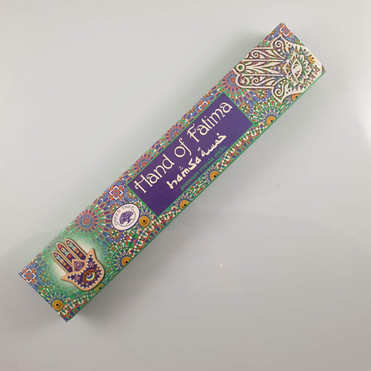 Green Tree Hand of Fatima Incense 15gm - Rivendell Shop