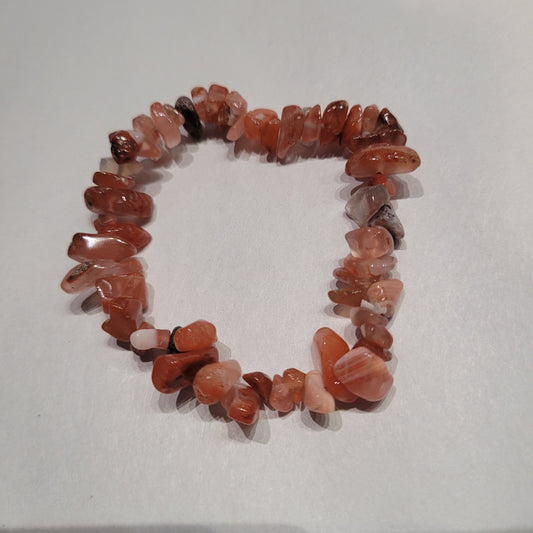 Carnelian chip bracelet - Rivendell Shop