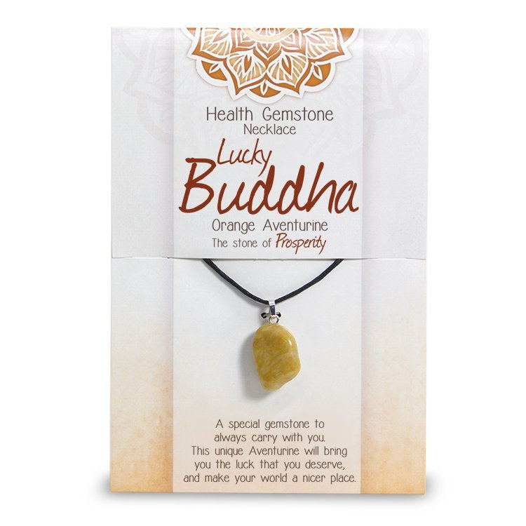 Lucky Buddha Health Gemstone Necklace - Rivendell Shop