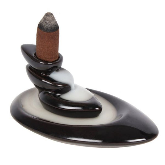 Stack of Pebbles Backflow Incense Cone Burner - Rivendell Shop