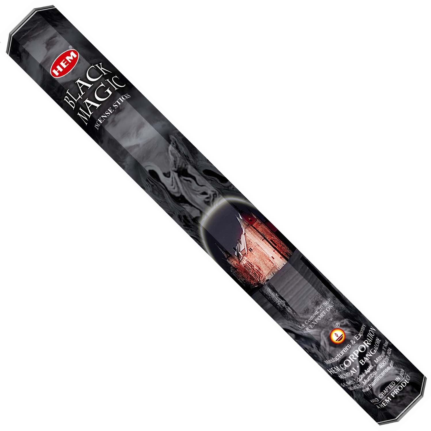 HEM Hexagon Black Magic Incense 6 Pack - Rivendell Shop