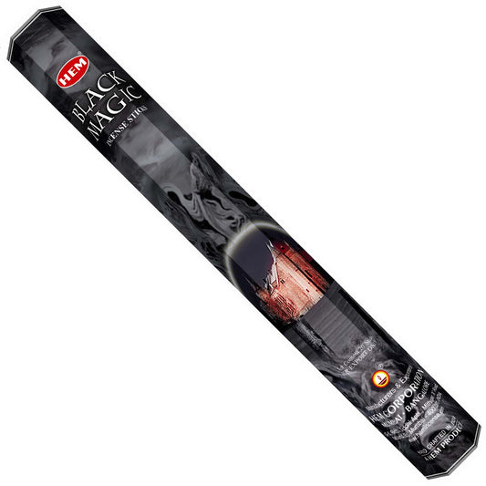 HEM Hexagon Black Magic Incense 6 Pack - Rivendell Shop