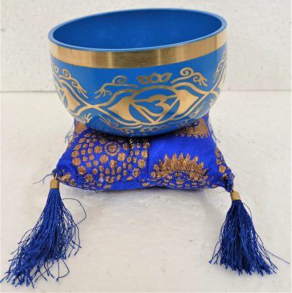 Blue Chakra Singing Bowl - Rivendell Shop