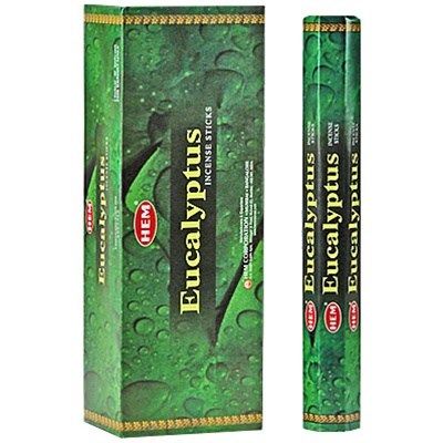 HEM Hexagon Eucalyptus Incense 6 Pack - Rivendell Shop