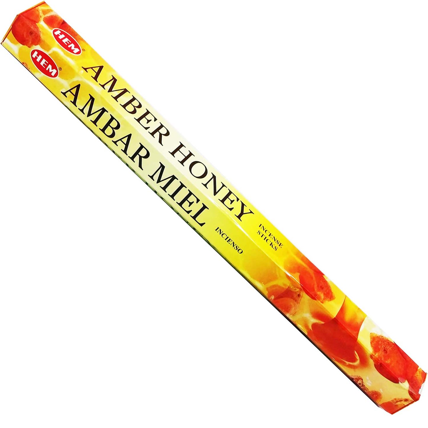 HEM Hexagon Amber Honey Incense 6 Pack - Rivendell Shop