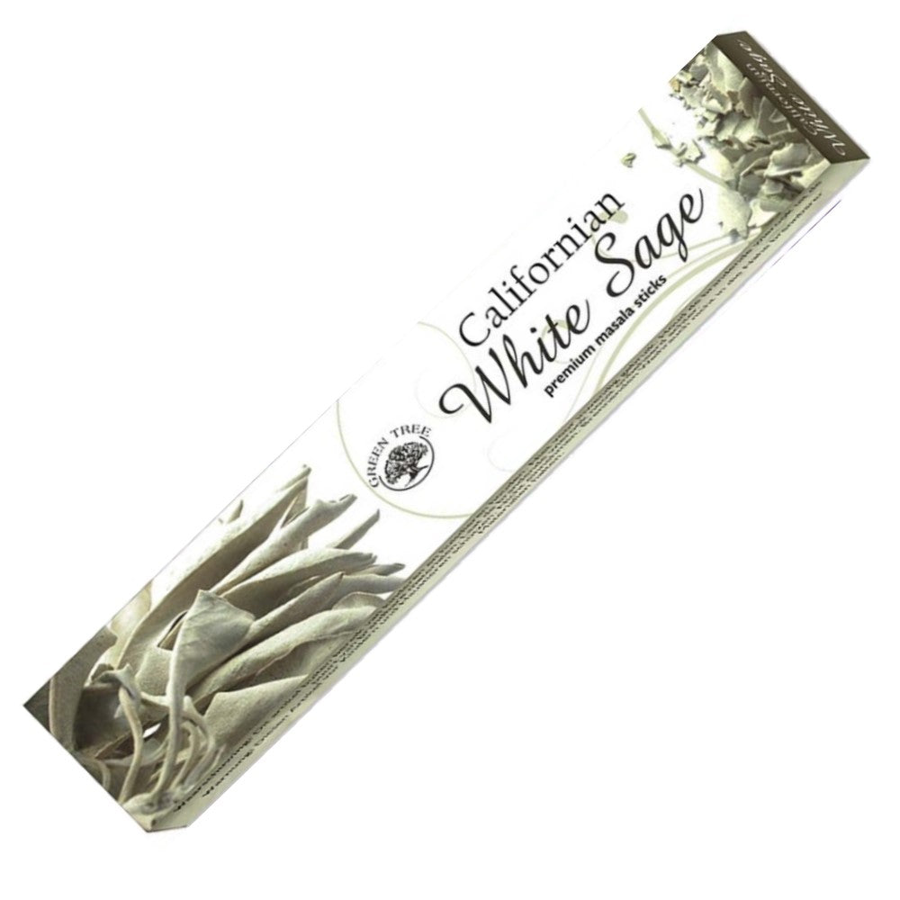 Green Tree Californian White Sage Incense 15gm - Rivendell Shop
