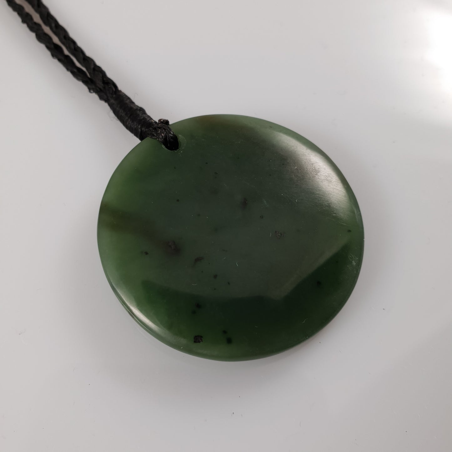Circular Greenstone Pendant - Rivendell Shop
