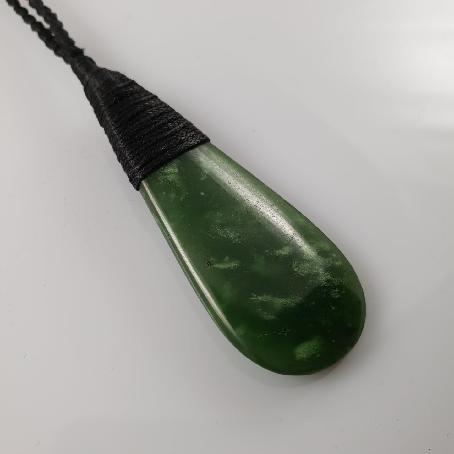 Teardrop Greenstone Pendant - Rivendell Shop