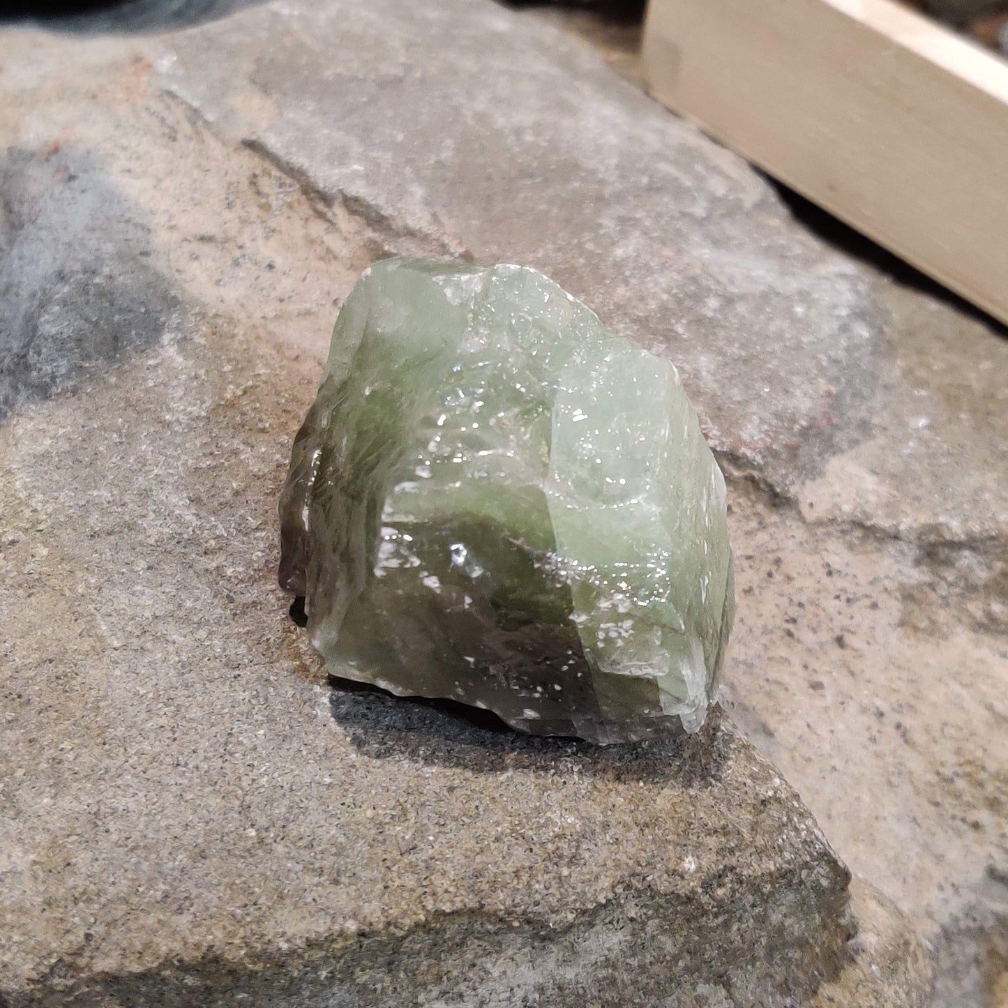 Green Calcite Crystal Piece (3-5cm range) - Rivendell Shop