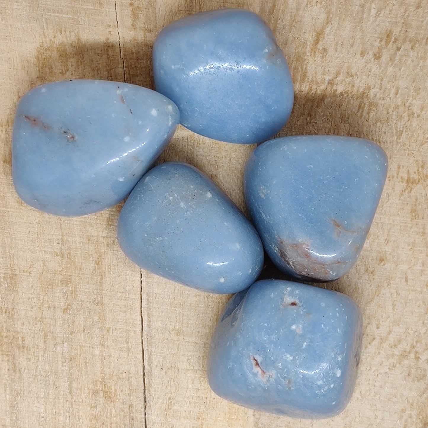 Angelite Tumbled Crystal - Rivendell Shop
