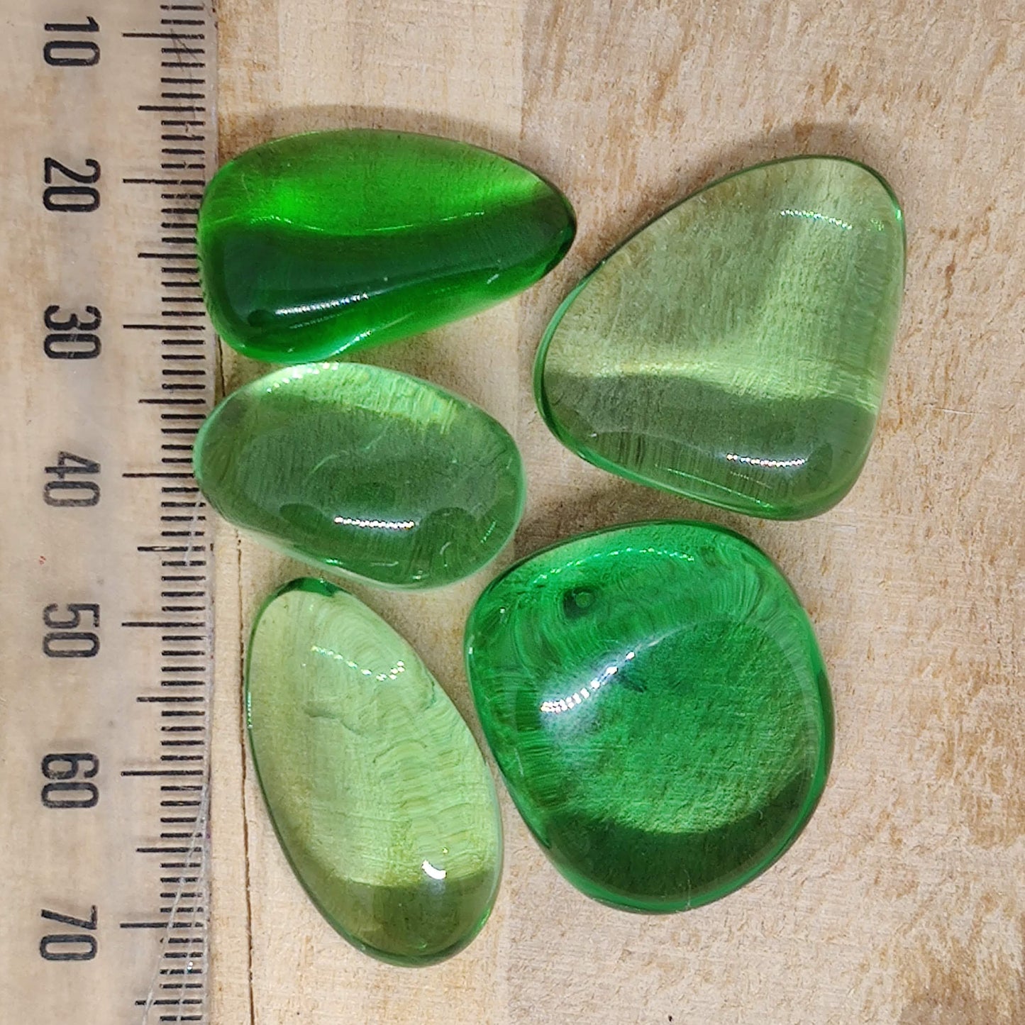 Green Obsidian Tumbled Crystal - Rivendell Shop