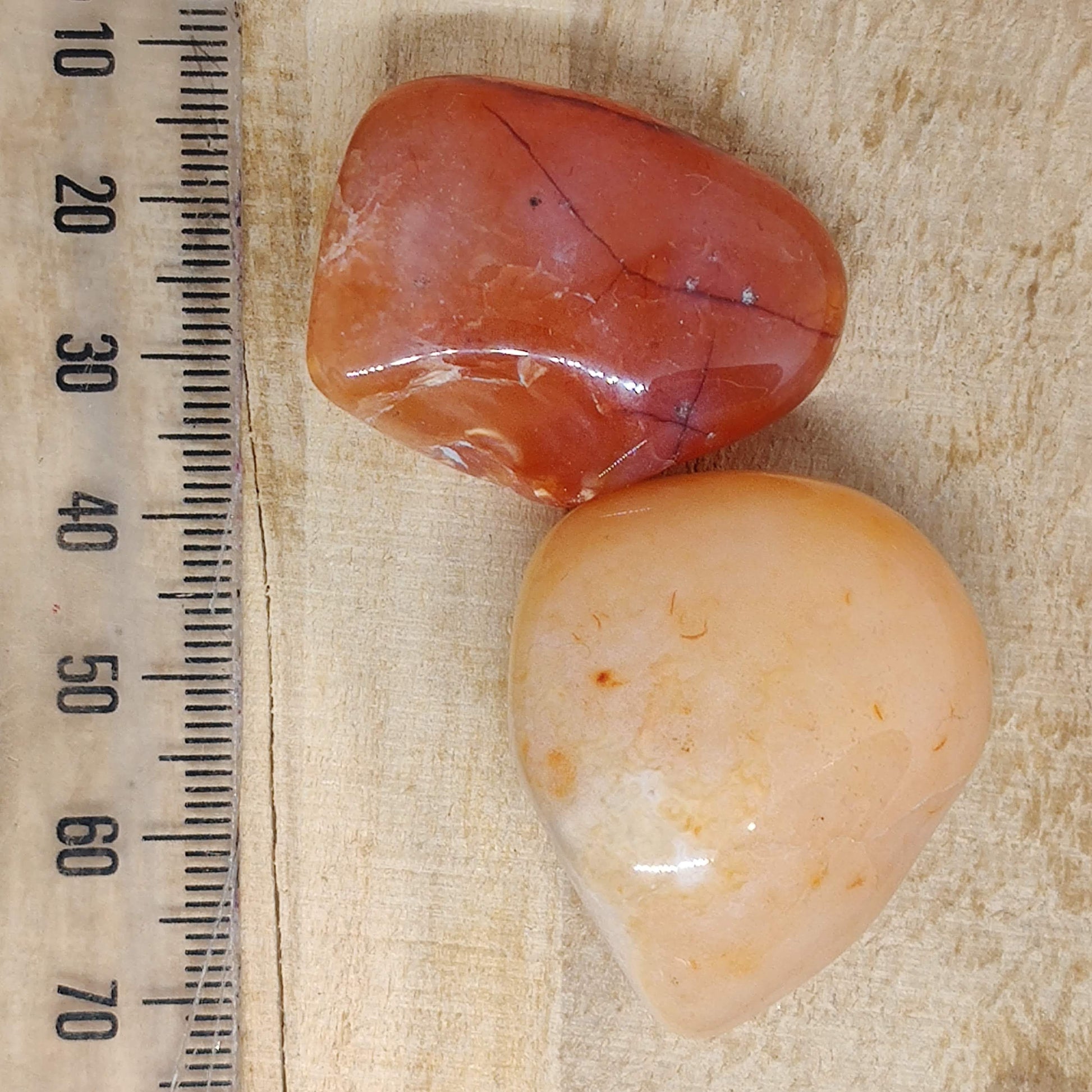Carnelian Tumbled Crystal (Large) - Rivendell Shop
