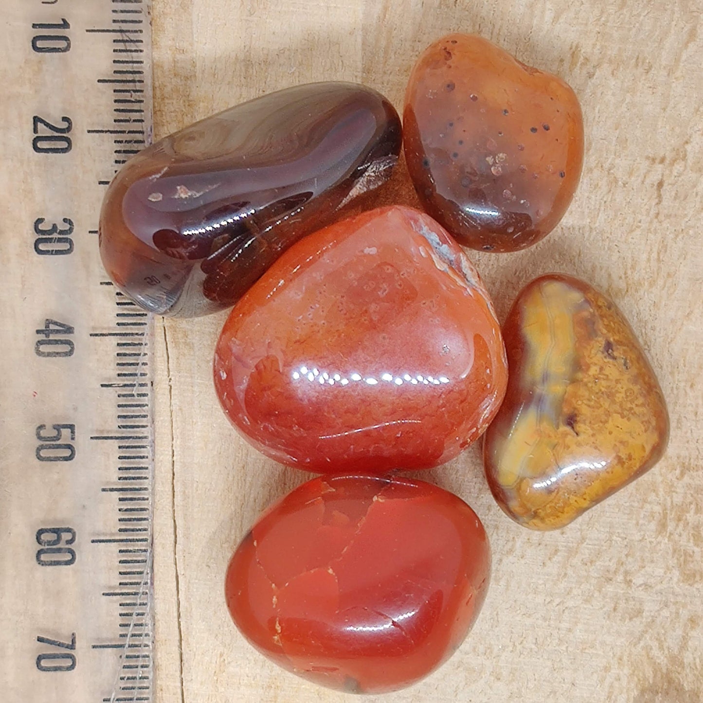 Carnelian Tumbled Crystal (Small) - Rivendell Shop