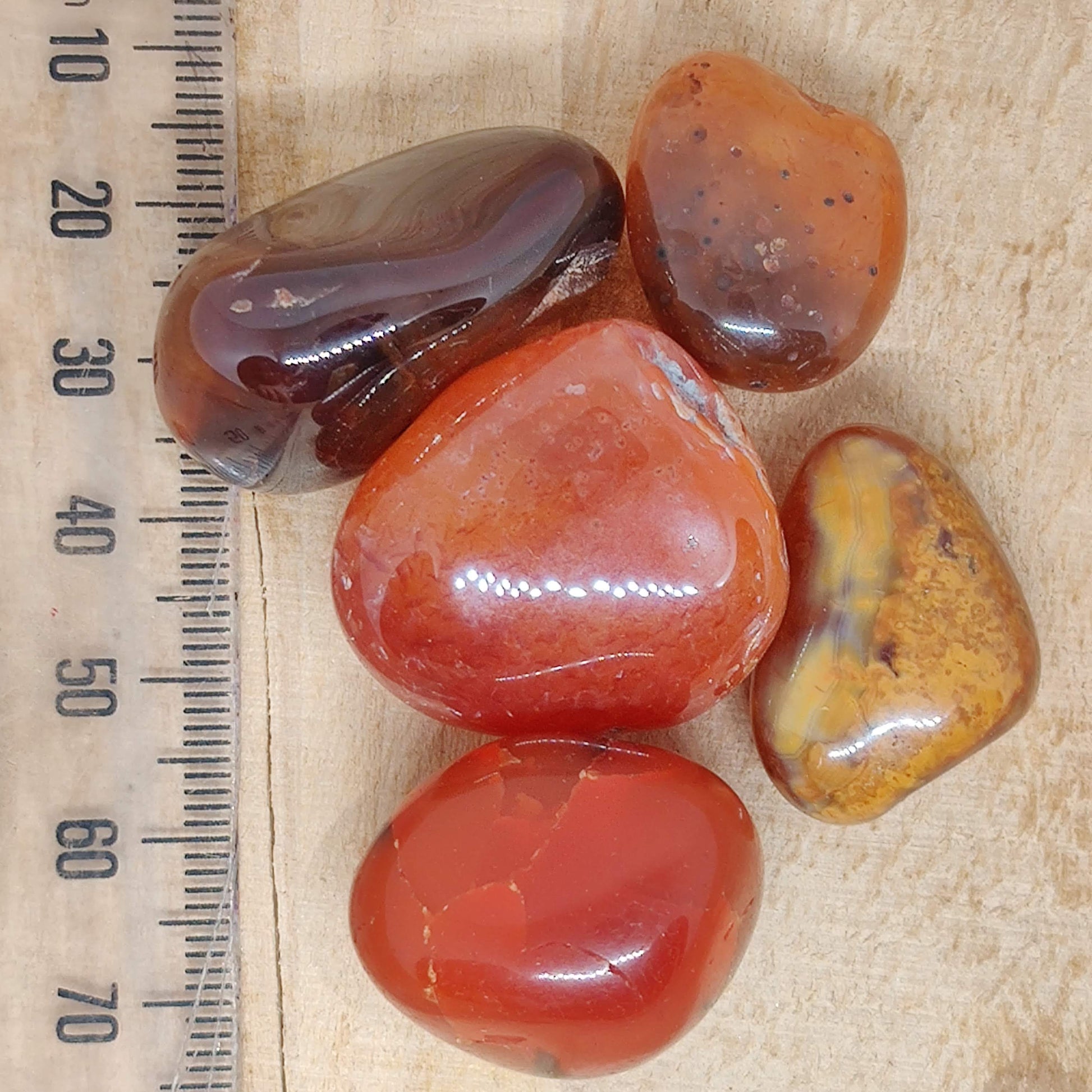 Carnelian Tumbled Crystal (Small) - Rivendell Shop