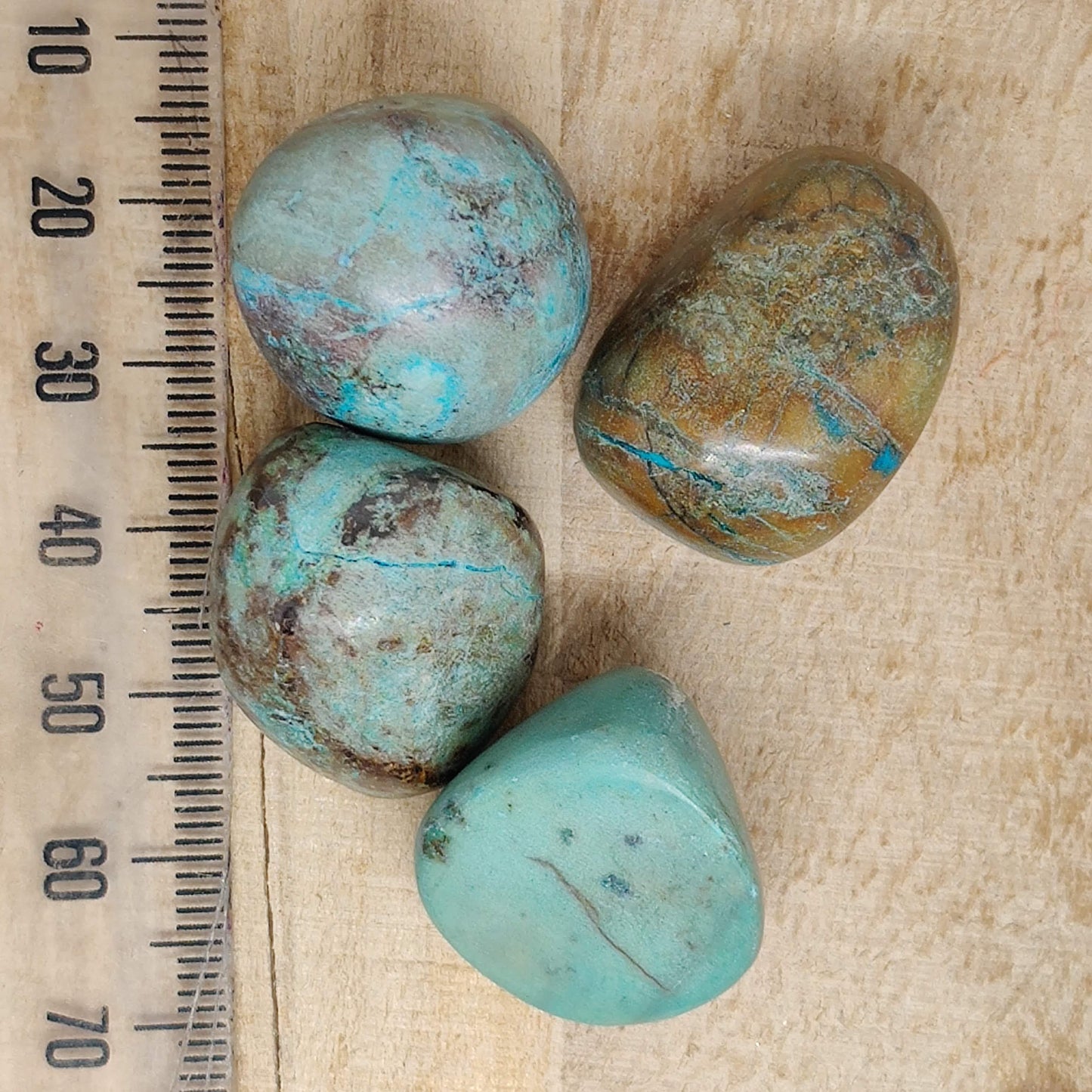 Chrysocolla Tumbled Crystal - Rivendell Shop