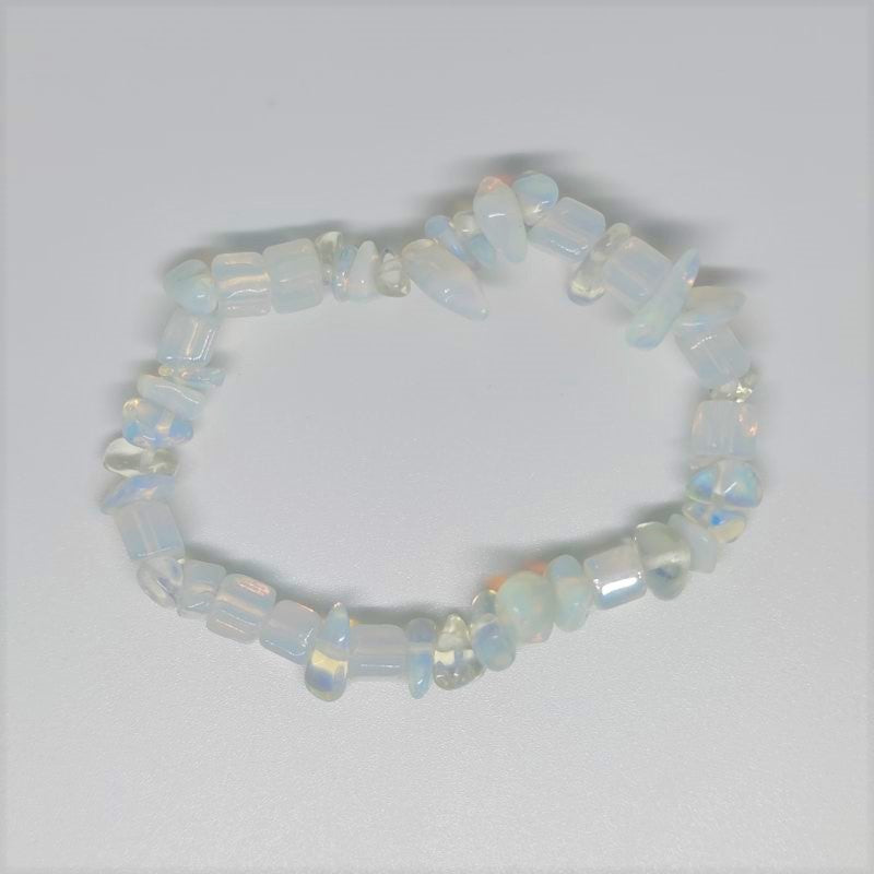 Opalite Chip Crystal Bracelet - Rivendell Shop