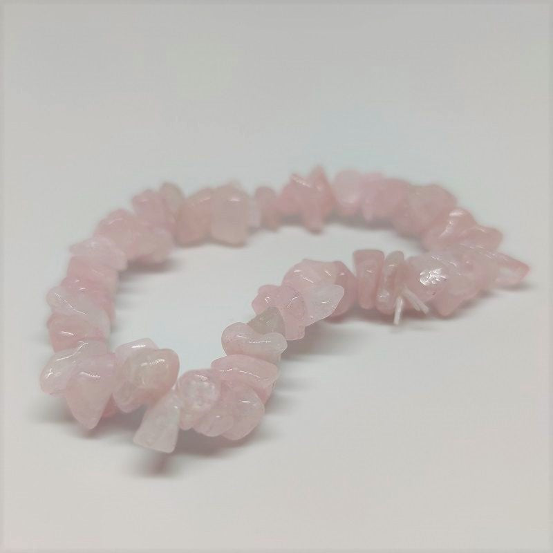 Rose Quartz Chip Crystal Bracelet - Rivendell Shop