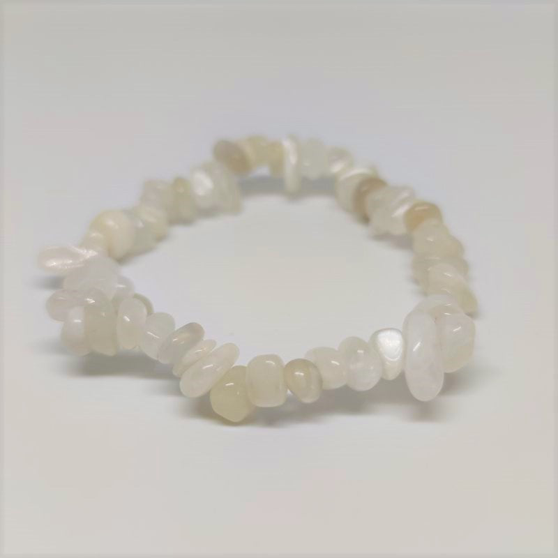 Moonstone Chip Crystal Bracelet - Rivendell Shop