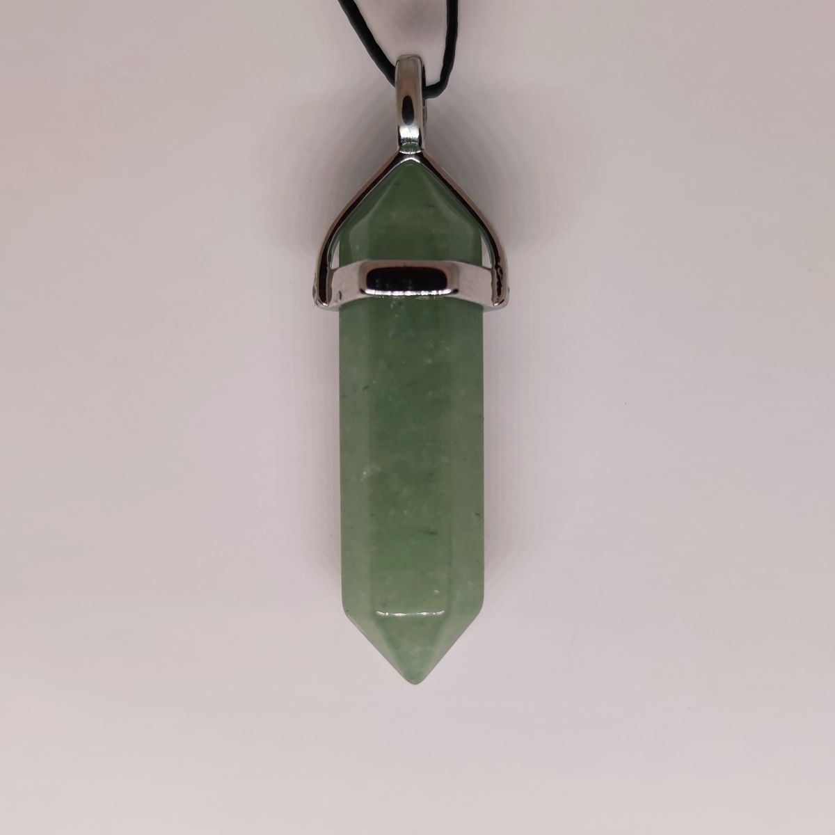 Green Aventurine Crystal Point Pendant - Rivendell Shop