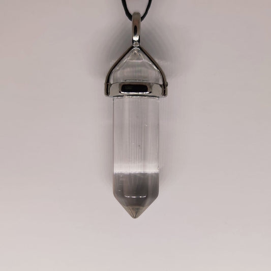 Clear Quartz Crystal Point Pendant - Rivendell Shop