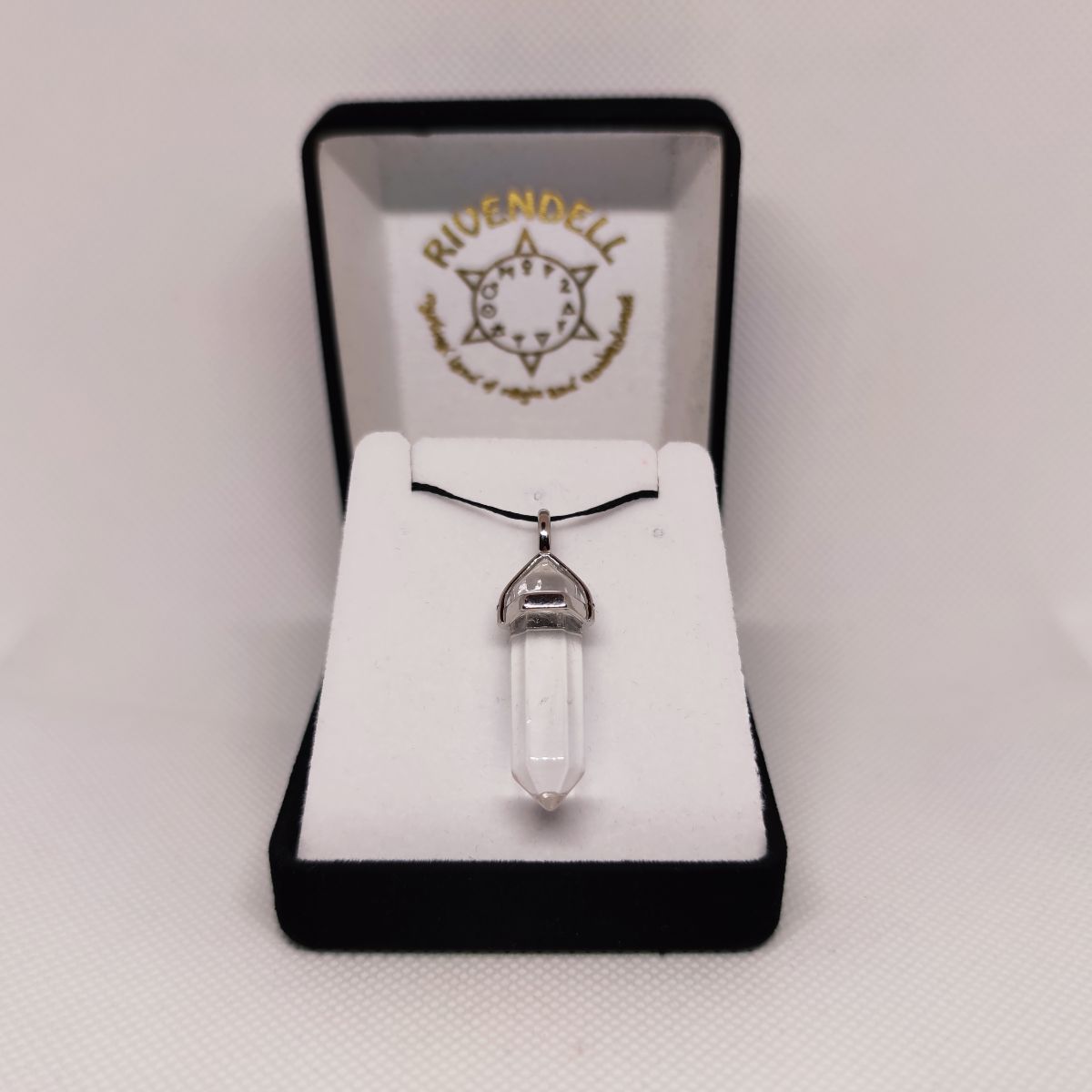 Clear Quartz Crystal Point Pendant - Rivendell Shop