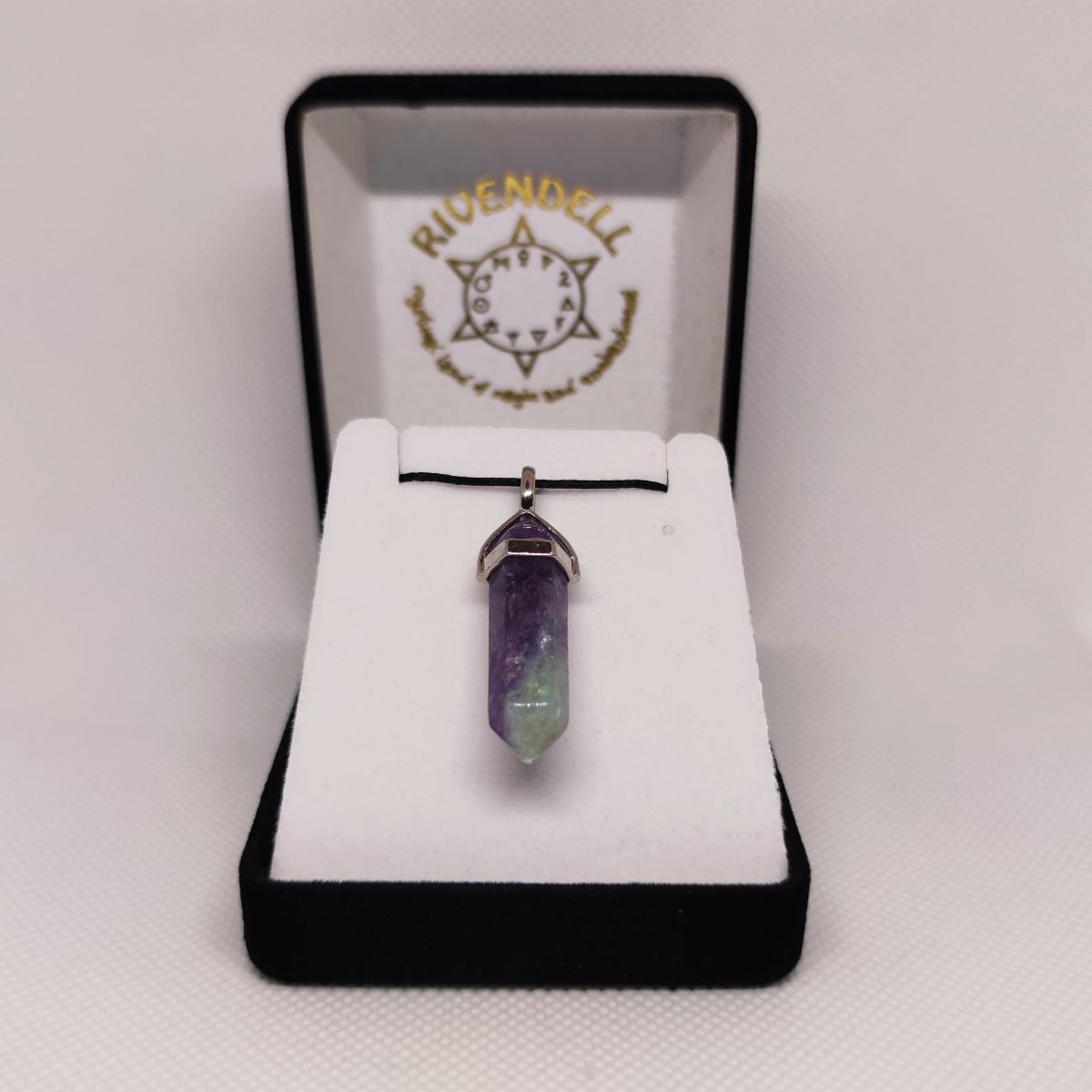 Fluorite Crystal Point Pendant - Rivendell Shop