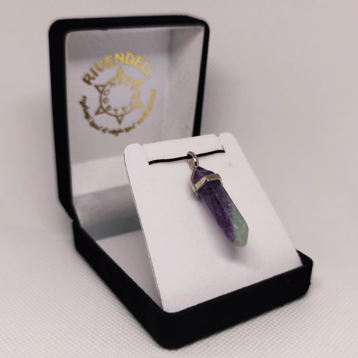 Fluorite Crystal Point Pendant - Rivendell Shop