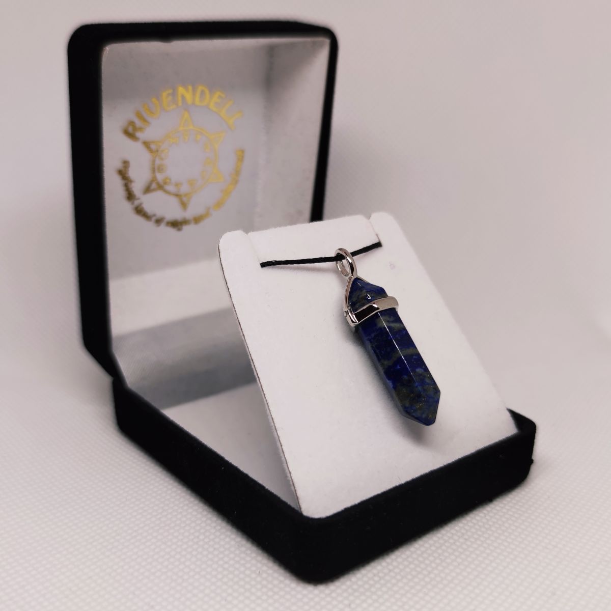 Lapis Lazuli Crystal Point Pendant - Rivendell Shop