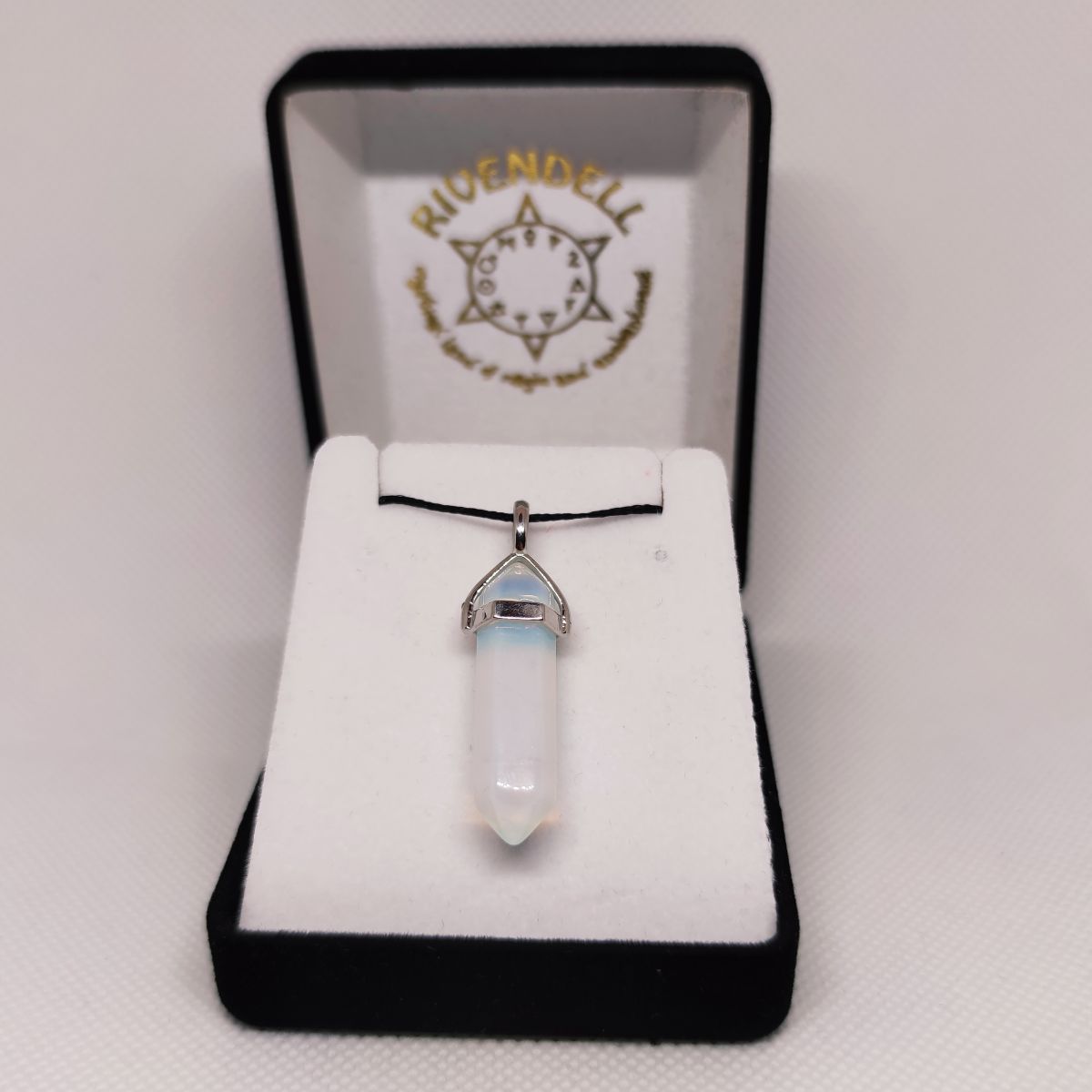 Opalite Crystal Point Pendant - Rivendell Shop