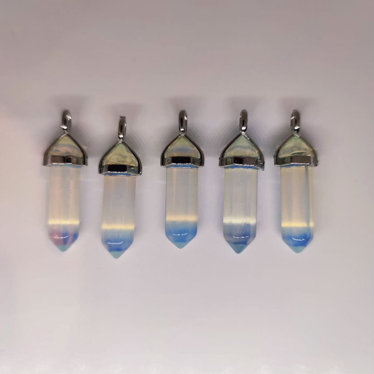 Opalite Crystal Point Pendant - Rivendell Shop