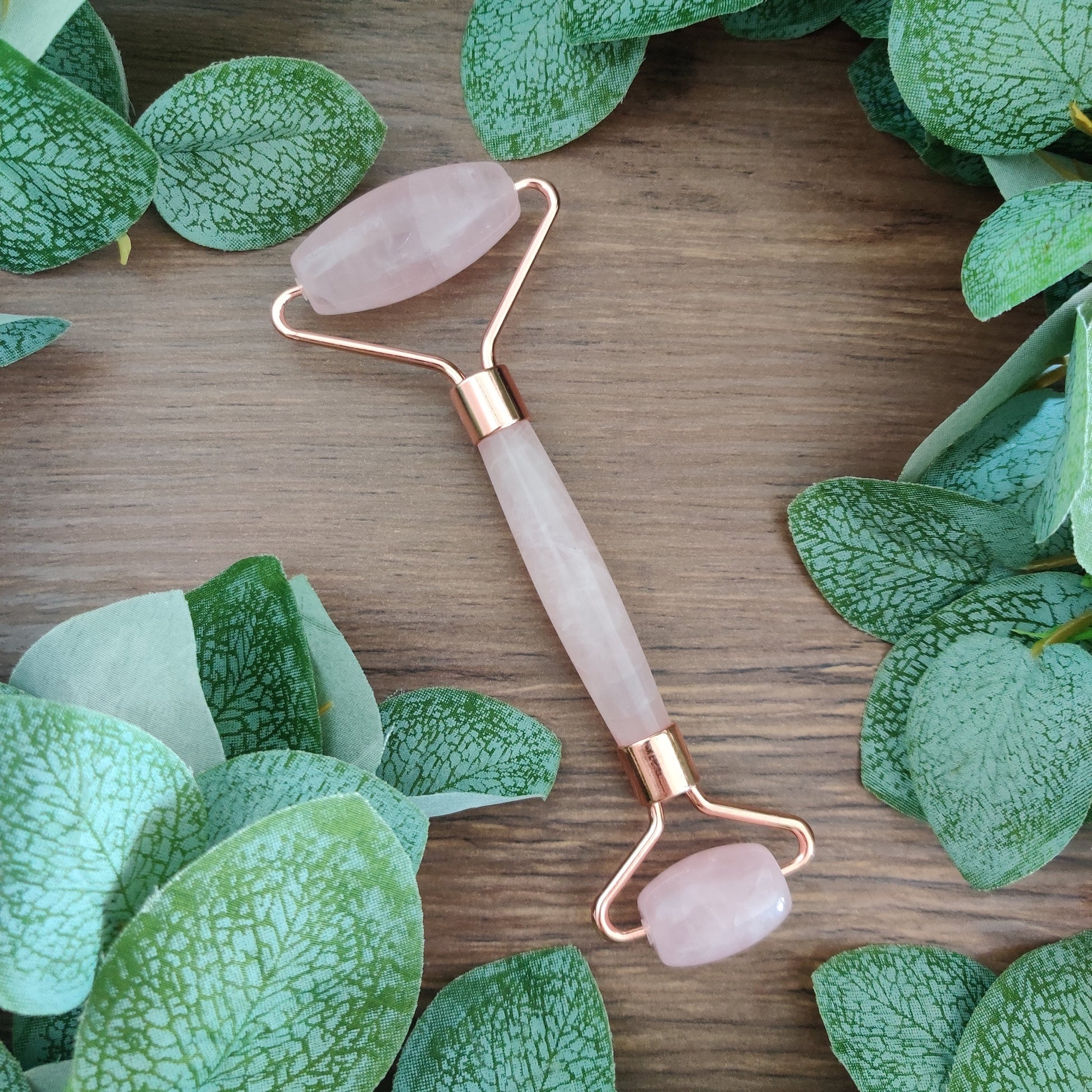 Rose Quartz Crystal Face Roller - Rivendell Shop