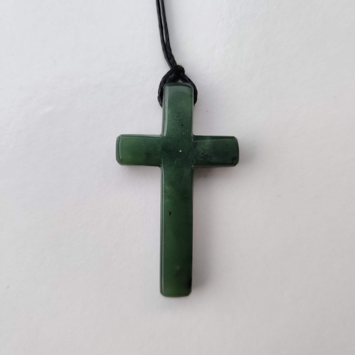 Greenstone Cross Pendant - Rivendell Shop