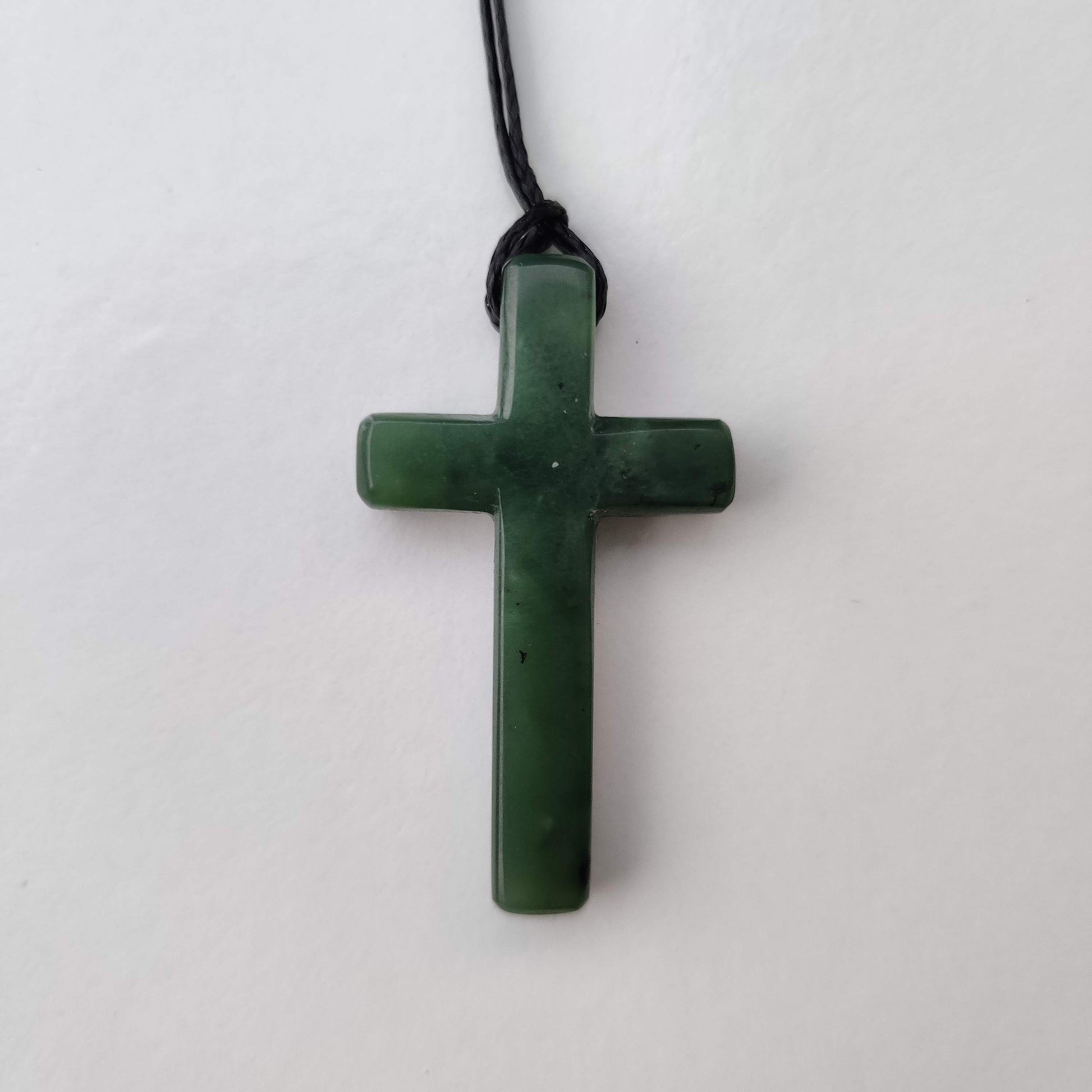 Greenstone Cross Pendant - Rivendell Shop