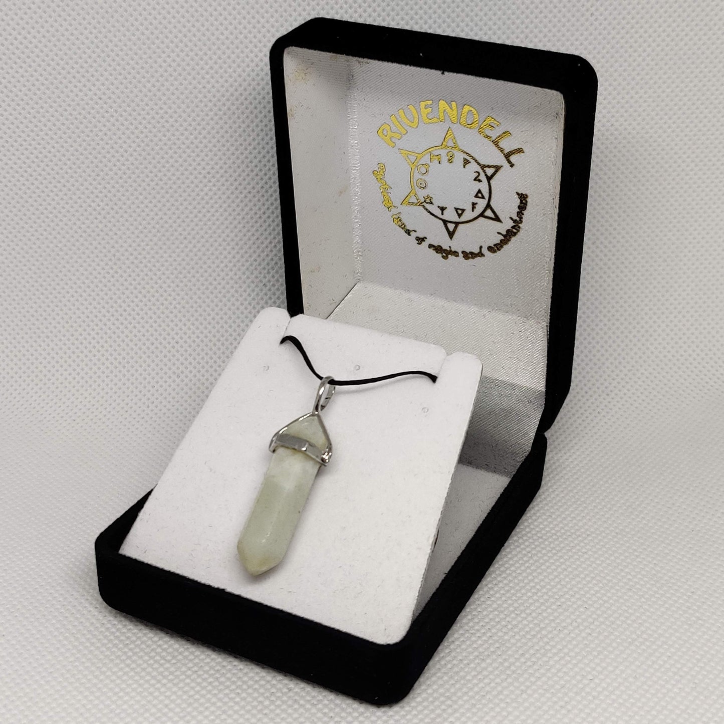 Amazonite Crystal Point Pendant - Rivendell Shop