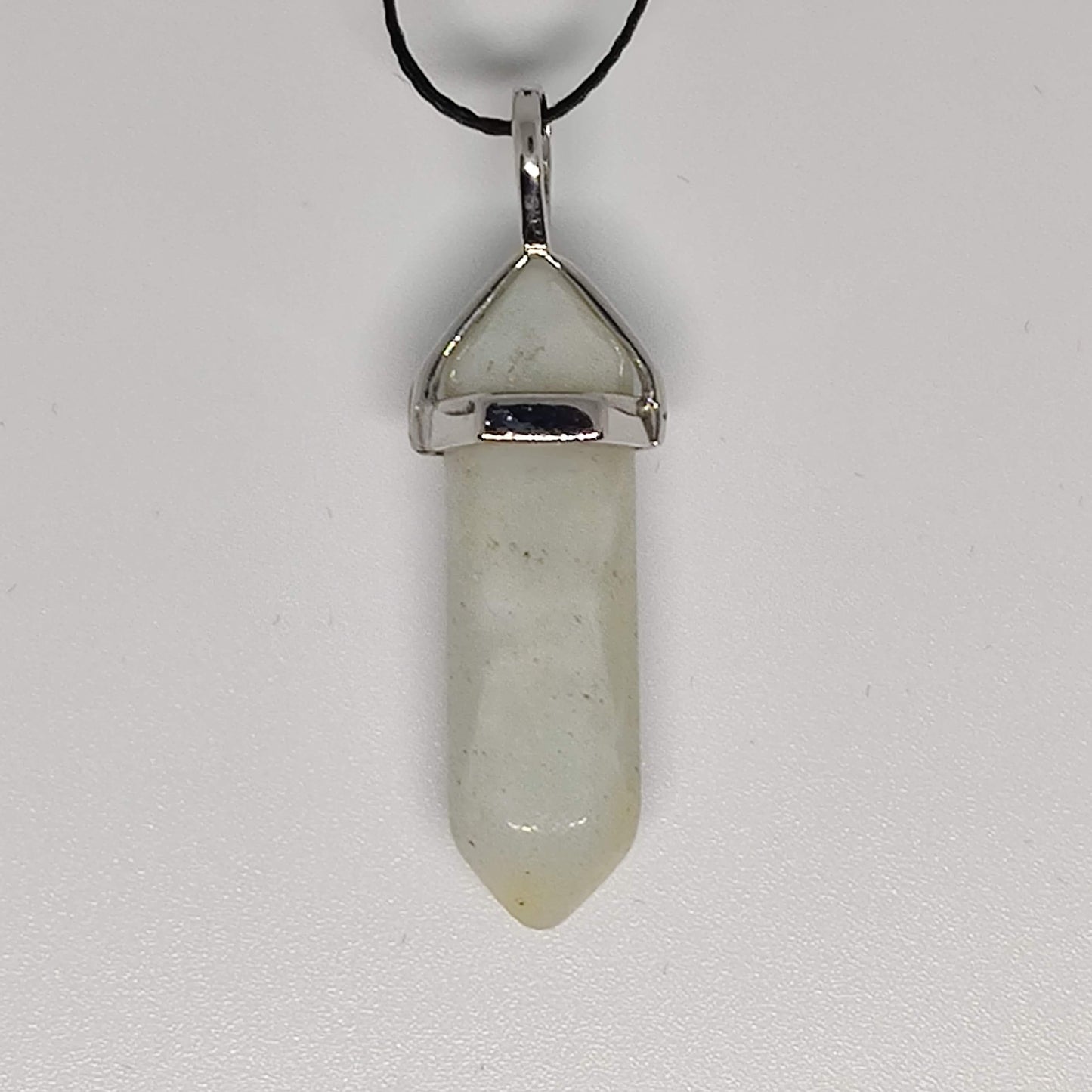 Amazonite Crystal Point Pendant - Rivendell Shop