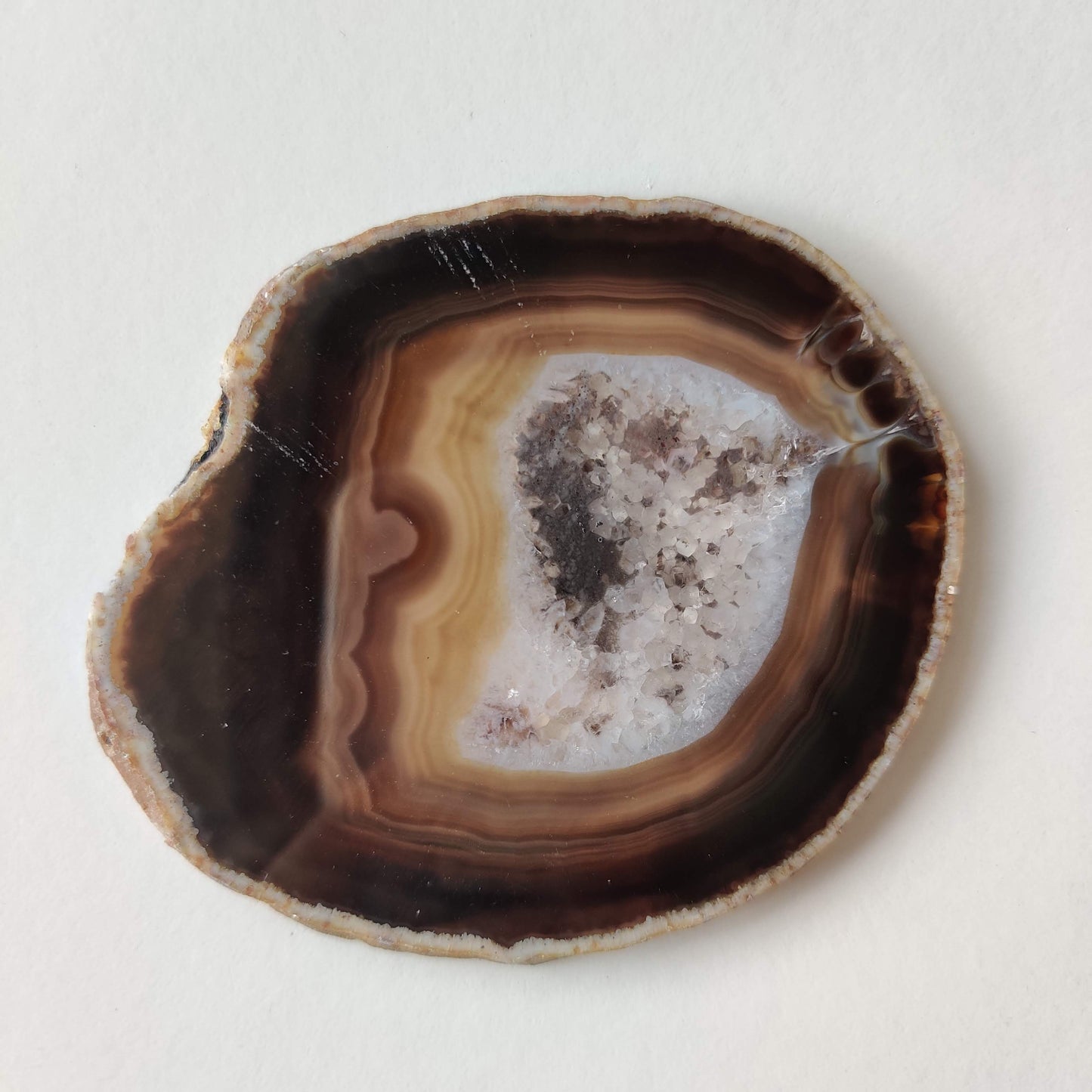 Natural Agate Slice - Dark - Rivendell Shop