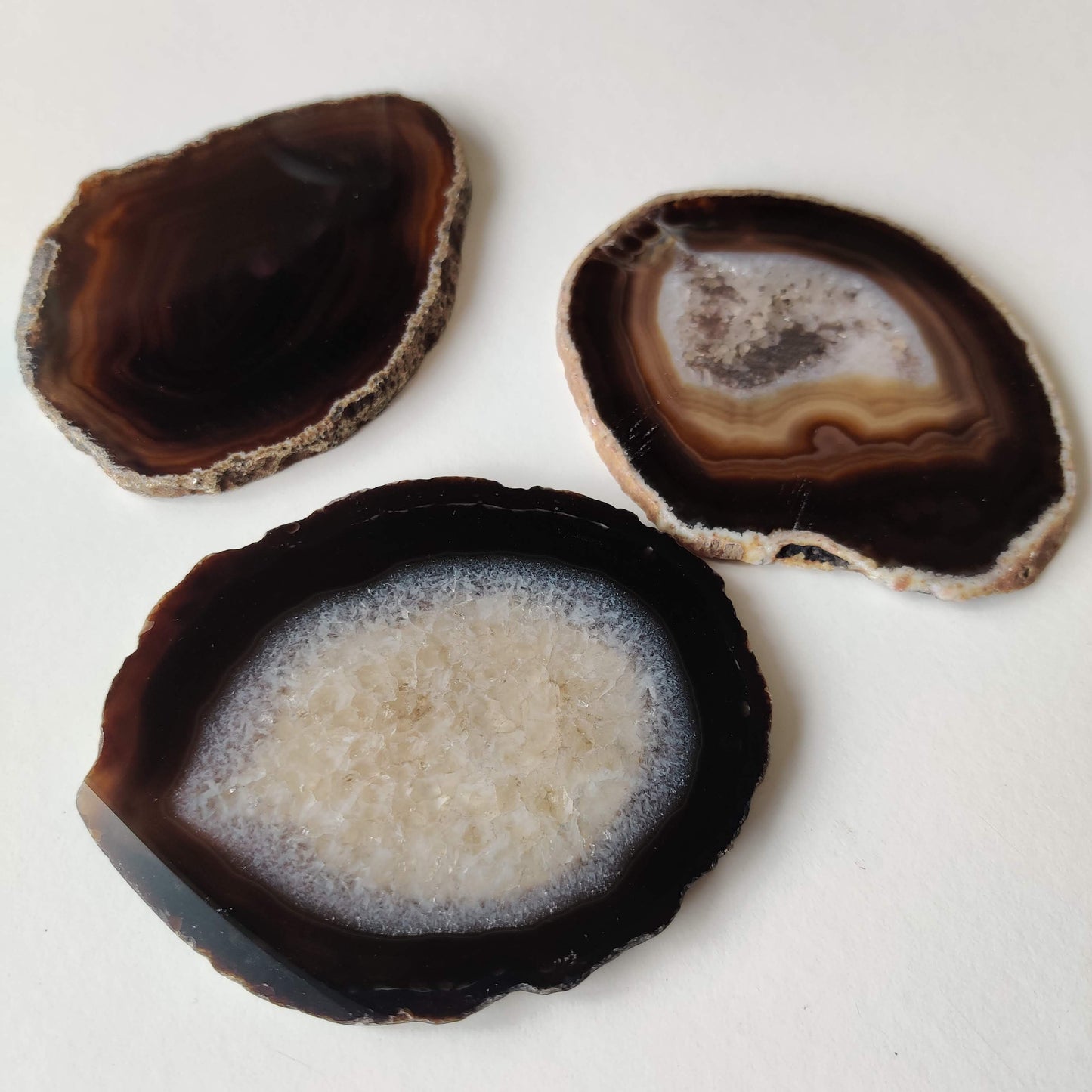 Natural Agate Slice - Dark - Rivendell Shop