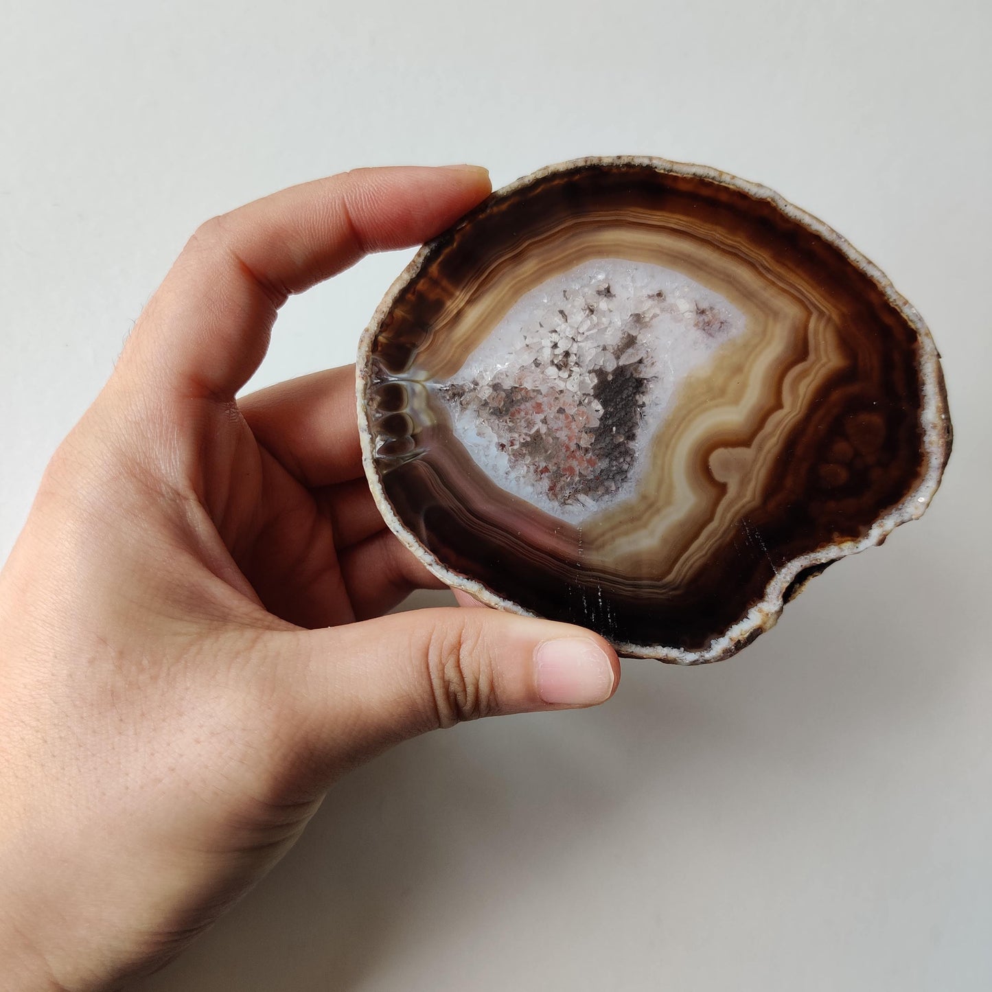 Natural Agate Slice - Dark - Rivendell Shop