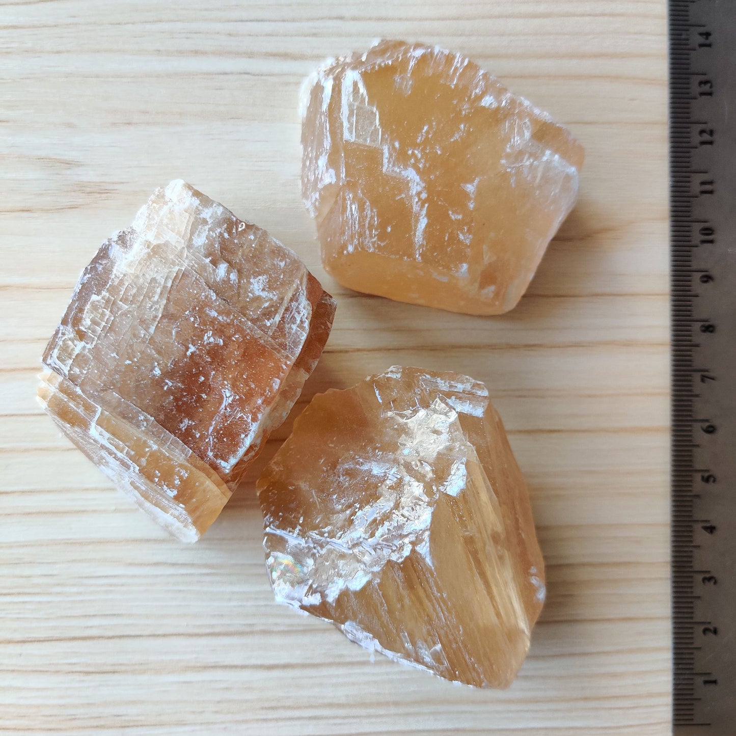 Honey Calcite Crystal Piece (4-6cm) - Rivendell Shop
